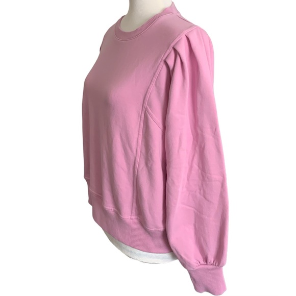 Women’s Pink A New Day Pleated Ruched Shoulder Sweatshirt | Size M - Picture 7 of 12